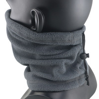 Herbst/Winter Snood Fleece-gefütterte, verdickte, wärmende Thermo-Mütze aus 100 % Polyester, winddichte Mütze für kaltes Wetter, Radfahren, grenzüberschreitend