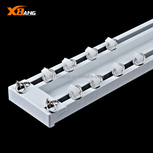 Factory OEM Ceiling <strong>Double</strong> Curtain <strong>Rail</strong> Home Decor Dual Curtain Track <strong>Rail</strong> With Sliders Brackets Curtain Accessories - Product Image 3