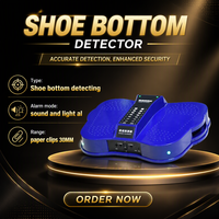 Pemindai Sol Sepatu Detektor Logam Pemindai Sepatu dengan Lampu LED dan Alarm Suara