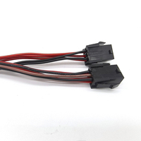 Siap Kirim Kabel Daya Hongjixin PH4.2mm 8Pin ke ATX 6Pin Tembaga 18AWG Bersertifikasi UL1007 10cm