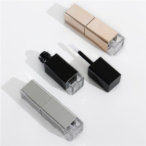 Yueshunxing Rỗng 8Ml Đen Vuông Son Bóng Ống Bao Bì Tùy Chỉnh Cây Đũa Phép Ống Nhãn Hiệu Riêng Lip Tint Chai Lip Gloss Ống - Product Image 2