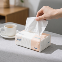 Utilisation polyvalente pour le nettoyage, l'essuyage et le démaquillage Produit essentiel pour les familles nigérianes Mouchoirs en papier pour le visage