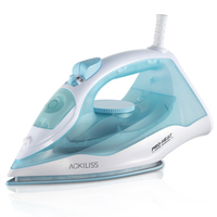 ACKILISS Fer à vapeur électrique 1200W, plancha à vapeur 200ml avec vapeur verticale pour le repassage des vêtements à domicile