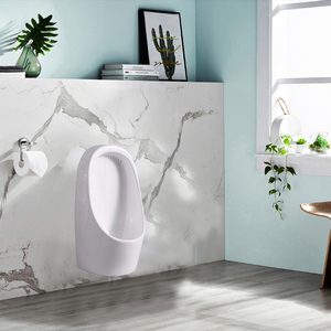 Yeni ürün duvar asılı porselen tuvalet üst Spud seramik Wc erkek pisuar beyaz WC işemek için seramik küçük pisuar erkekler - Product Image 2