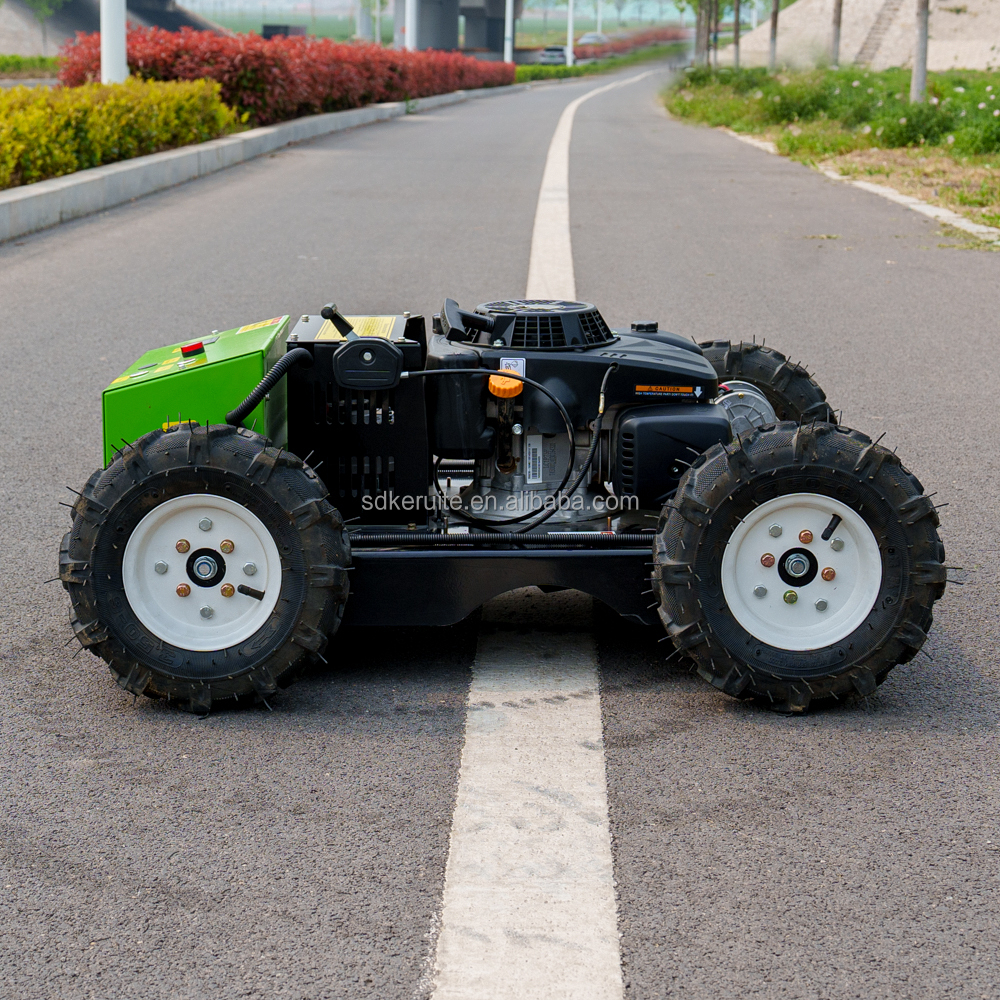 Быстрая доставка, самоходная бензиновая газонокосилка 4WD, 4-тактный двигатель с небольшим дистанционным управлением, триммер для травы для поля для гольфа