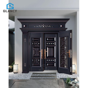 Porta d'Ingresso Principale in Acciaio di Sicurezza per Villa, Design di Lusso Francese, Personalizzabile, Vendita all'Ingrosso - Product Image 6