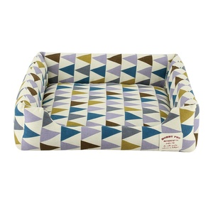 Reversible Hunde betten Multi Muster quadratische Haustier betten wirtschaft liches Hunde bett - Product Image 5