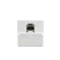Koruyucu Kapaklı Metal Gövdeli, Etiket Pencereli, Toz Korumalı RJ45 Keystone Jakı, Patch Panel Cat6 için