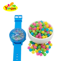 Montre-bracelet jouet OEM ODM avec boule de sucre décorative, étiquette privée, pot de présentation