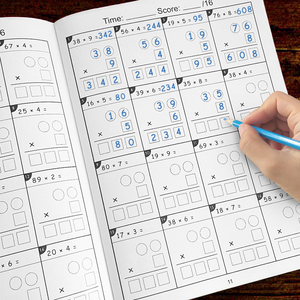 Tùy chỉnh ngôn ngữ khác nhau giáo dục <span class=keywords><strong>in</strong></span> ấn của các trang bên trong của dòng toán học thực hành viết cuốn sách - Product Image 4