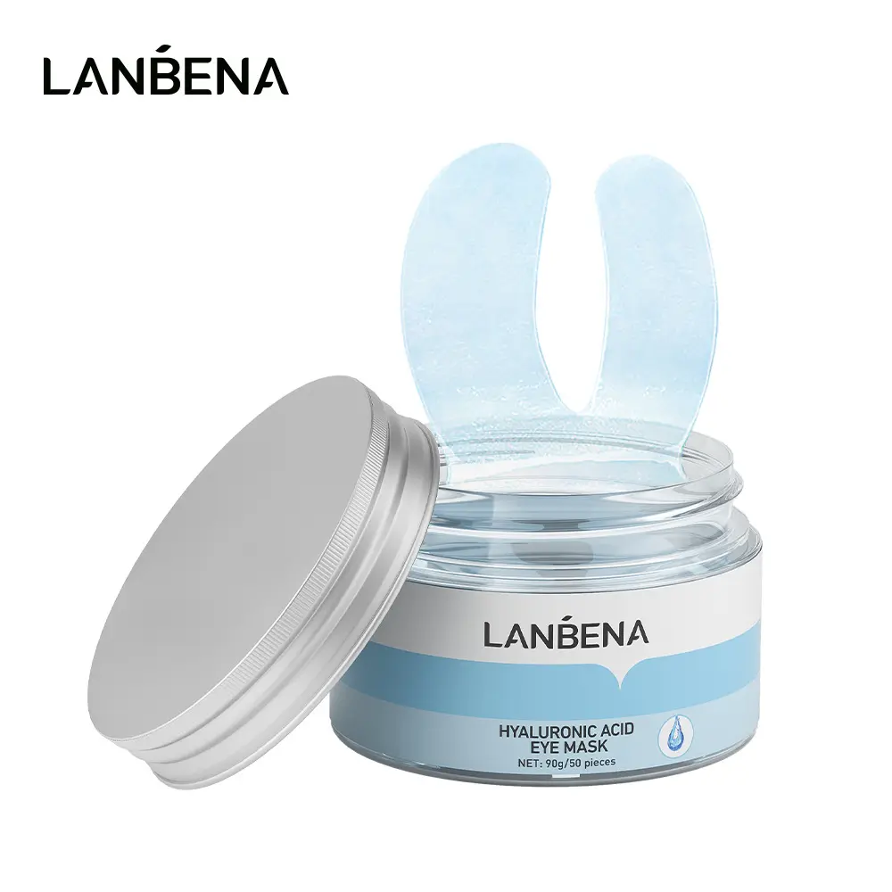 LANBENA 럭셔리 디자인 히알루 론산 젤 패드 유기농 아이 마스크