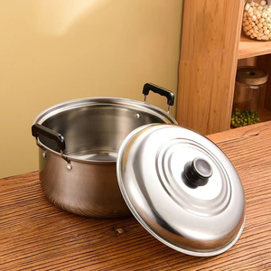 16-24Cm 10-Mảnh Thép Không Gỉ Nồi Hấp Thực Phẩm Nồi Súp Đặt Sâu Juego De ollas De Cocina Nhà Bếp Đồ Nấu Nướng Đặt Nấu Ăn Nồi - Product Image 5