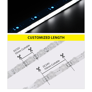 ADLED SMD <b>LED</b> <b>Light</b> <b>Bar</b> 6500K Daylight DC12/24V IP20 Aluminum Body 75LM/W 50000H Lifespan Residential Use - Product Image 5