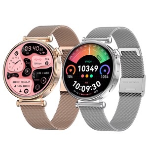 Bracelet intelligent Drioshipping avec appel Bluetooth, étanche IP68, écran 1,32 pouces, assistant vocal, montre connectée tendance pour la santé féminine - Product Image 1