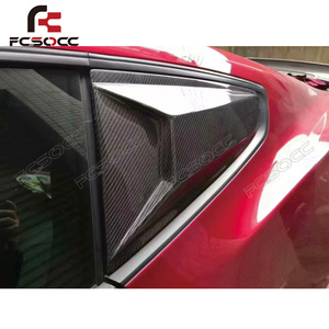 2015-2018 cho Ford <span class=keywords><strong>Mustang</strong></span> sợi carbon bên cửa sổ TRIM Bìa New phía sau Bumper body kit bao gồm Side phía sau cửa sổ màn trập TRIM - Product Image 6