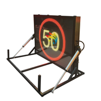 Panneau d'affichage de message variable de véhicule portatif Led Display Dynamic Vms Display Message Board