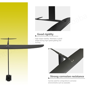 Nuevo diseño para principiantes Hydrofoil GY1310 fibra de carbono Efoil Board bombeo hacia abajo ala de viento hoja grande 2100sqcm Waterplay surf - Product Image 5