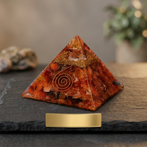 Generador de Energía de Resina Hecho a Mano con Cristal de Cuarzo Transparente para Decoración del Hogar, Reiki, Sanación de Chakras y Meditación - Product Image 1