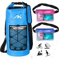 Sac à dos de voyage étanche en maille PVC 500D, nouvelle conception, fabriqué en usine, pour le sport, la natation, le kayak, le rafting et la navigation de plaisance - Vente en gros