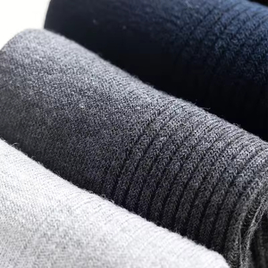 Spring Double Needle Mid-tube Cotton Blend Anti-Bacterial <b>Socks</b> – Breathable Sweat-Absorbent Casual Business Men's Hosiery <b>Socks</b> - Product Image 3