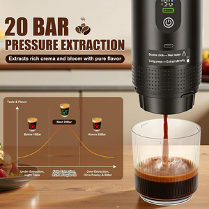 Multi Capsule Compatible Portable Espresso <b>Coffee</b> <b>Machine</b> 7500mAh USB Charging 20Bar Mini <b>Coffee</b> Maker Camping Office Car - Product Image 4