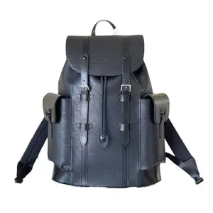 High- End PU Leather Backpack Fashion Student and Office Bags Carry on Backpack Custom Brand Name Logo Backpack