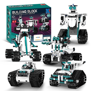 <span class=keywords><strong>Robot</strong></span> Giocattolo STEM <span class=keywords><strong>DIY</strong></span>: Set di Costruzioni con Componenti Elettronici in Plastica ABS per Bambini - Blocchi di Costruzione Intelligenti Controllabili, Regalo - Product Image 1