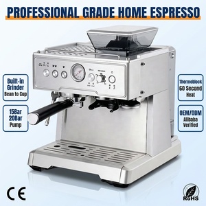 เครื่องชงกาแฟเอสเพรสโซแบบ Bean to Cup พร้อมเครื่องบดในตัว แรงดัน 15 บาร์ ระบบ Thermoblock กำลังไฟ 1350 วัตต์ รับผลิตแบบ OEM ODM โลโก้สั่งทำได้ ขายส่งจากโรงงานโดยตรง - Product Image 4