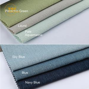 Tenda Oscurante Personalizzata per Soggiorno, Grande Pannello in Velluto e <span class=keywords><strong>Lino</strong></span> con Fodera - Product Image 4