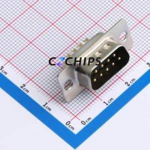 X0109WC2B1 D-Sub/VGA Connector Through hole Component (THT) Connector Standard D-Sub Male 9P Solder Wire Type - Product Image 1