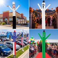Muñeco Inflable Publicitario Personalizado de 3 Metros, Bailarín Aéreo, Chef, Resistente al Agua, Eléctrico