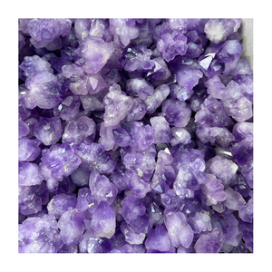 Đá tự nhiên mẫu thạch anh tím hoa cụm bán buôn tím thạch anh tím tinh thể cho phong thủy và quà tặng - Product Image 1