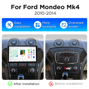 Autoradio Junsun EU Stock Carplay Android Auto pour Ford Mondeo 4 mk4 2010 2011-2014 Lecteur DVD de voiture Unité centrale de voiture - Product Image 2