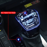 Poignée de levier de vitesses LED en cristal Yifeng K9 pour Land Cruiser Prado LC250 2024-2026, kit d'éclairage ambiant multicolore Plug & Play