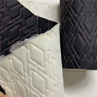 Nouveautés, cuir matelassé de haute qualité, différents designs personnalisés pour tapis de voiture, sol, intérieur de camion
