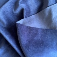 Tissu en velours super doux 100% polyester, velours hollandais tricoté à la française pour vêtements de mariage, ameublement, utilisation automobile - résistant à l'eau