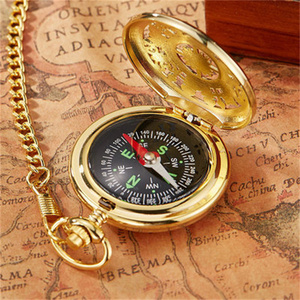Nouvelle <span class=keywords><strong>boussole</strong></span> montre de poche rabattable Vintage Bronze Design rétro <span class=keywords><strong>boussole</strong></span> Portable pour équipement d'exploration d'alpinisme en plein air - Product Image 2
