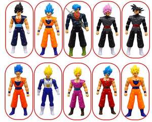 5 unids/set 17CM estatuilla de Manga luminosa estatua dragón Son <span class=keywords><strong>Goku</strong></span> Frieza Piccolo modelo juguetes PVC Anime figura de acción - Product Image 3