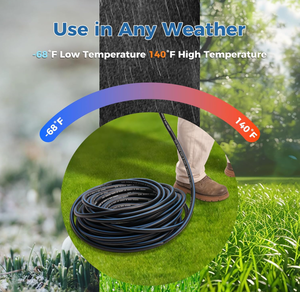 <span class=keywords><strong>Tuyau</strong></span> d'<span class=keywords><strong>arrosage</strong></span> court en caoutchouc SheeChung 3 pieds x 5/8 po, anti-plis, léger, durable, flexible, raccords mâle-femelle 3/4 po, pression 600 PSI - Product Image 6