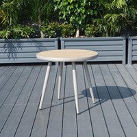 Ensemble de table à manger en aluminium Sunway pour l'extérieur, table de patio, table à café pour hôtel, restaurant en bord de piscine, utilisation en extérieur
