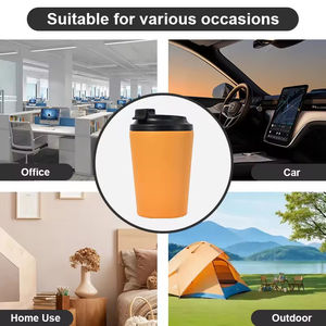 Taza de Café de Acero Inoxidable de Alta Calidad con Aislamiento al Vacío, 350 ml, Taza de Viaje, Termo con Tapa para Regalos Empresariales - Product Image 4