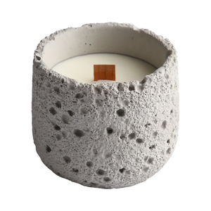Großhandel ELAN Handgemachte Sojawachs Moderne Steinglas-Duftkerzen Ungiftige Weihnachts- und Erntedankfest-Dekorationskerzen für Zuhause - Product Image 5