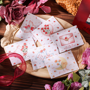 Cartes de vœux florales personnalisées imprimées, pages intérieures vierges, cartes de remerciement pour les fêtes, pour entreprises, mariages, anniversaires, fleuristes, boulangeries, cadeaux - Product Image 2