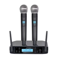 Microphone portable professionnel de qualité supérieure pour la scène, compatible avec le système de microphone sans fil GLXD4