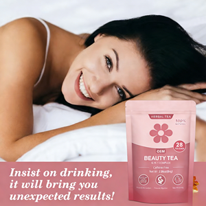 ชาบำรุงผิว OEM 28 วัน สูตร 6 in 1 สมุนไพรรวม ลิลลี่ โรเซลล์ พอริยา สารต้านอนุมูลอิสระ ช่วยให้ผิวขาว ช่วยย่อยอาหาร ปราศจากคาเฟอีน บรรจุ 28 ซอง - Product Image 3
