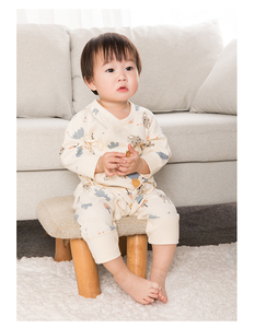 Vestiti del bambino <span class=keywords><strong>pigiama</strong></span> tutina in <span class=keywords><strong>cotone</strong></span> 100% a maniche lunghe in <span class=keywords><strong>cotone</strong></span> <span class=keywords><strong>organico</strong></span> - Product Image 2