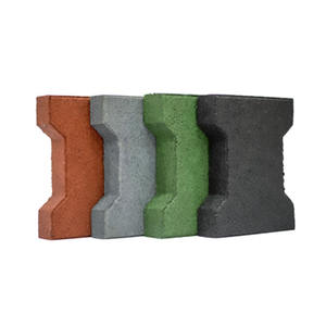 Pavimentadora de goma Supersafe Dogbone del fabricante de Malasia, diseño de enclavamiento fácil antideslizante para cubiertas de piscina, suelos de goma - Product Image 4