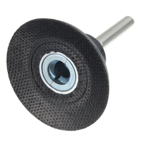 Support de disque de ponçage à verrouillage rapide de 3 pouces avec tige de 1/4 po pour disques de ponçage, support de disque de type R à changement rapide