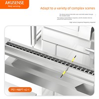 AKUSENSE Optical Sensor Amplifier PD-62 PT-62 Probe serat kabel menyebarkan balok refleksi M6 serat optik netral Sensor Probe