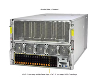 Super serveur GPU DP Intel 8U avec système HGX B300 8-GPU SuperServer SYS-822GS-NB3RT Serveur IA